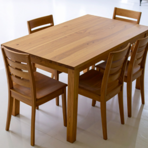 Wood Table & Chairs
